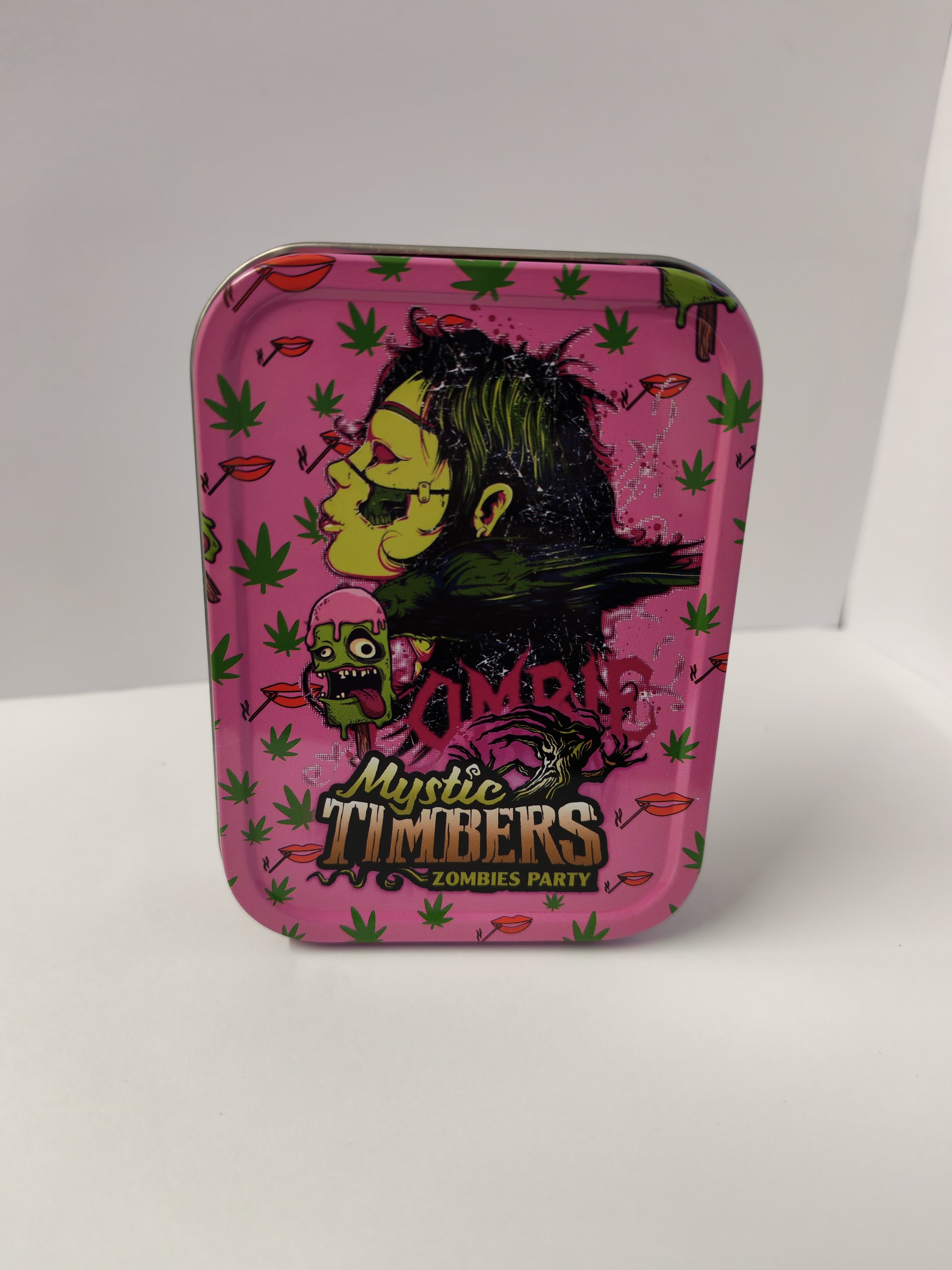 Zombie Party Metal Stash Tin