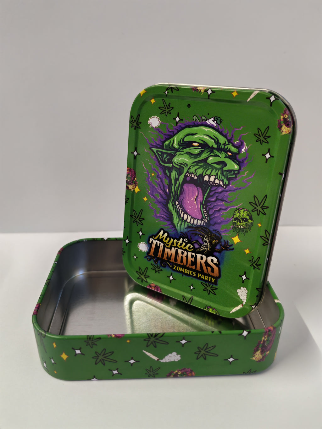 Zombie Party Metal Stash Tin