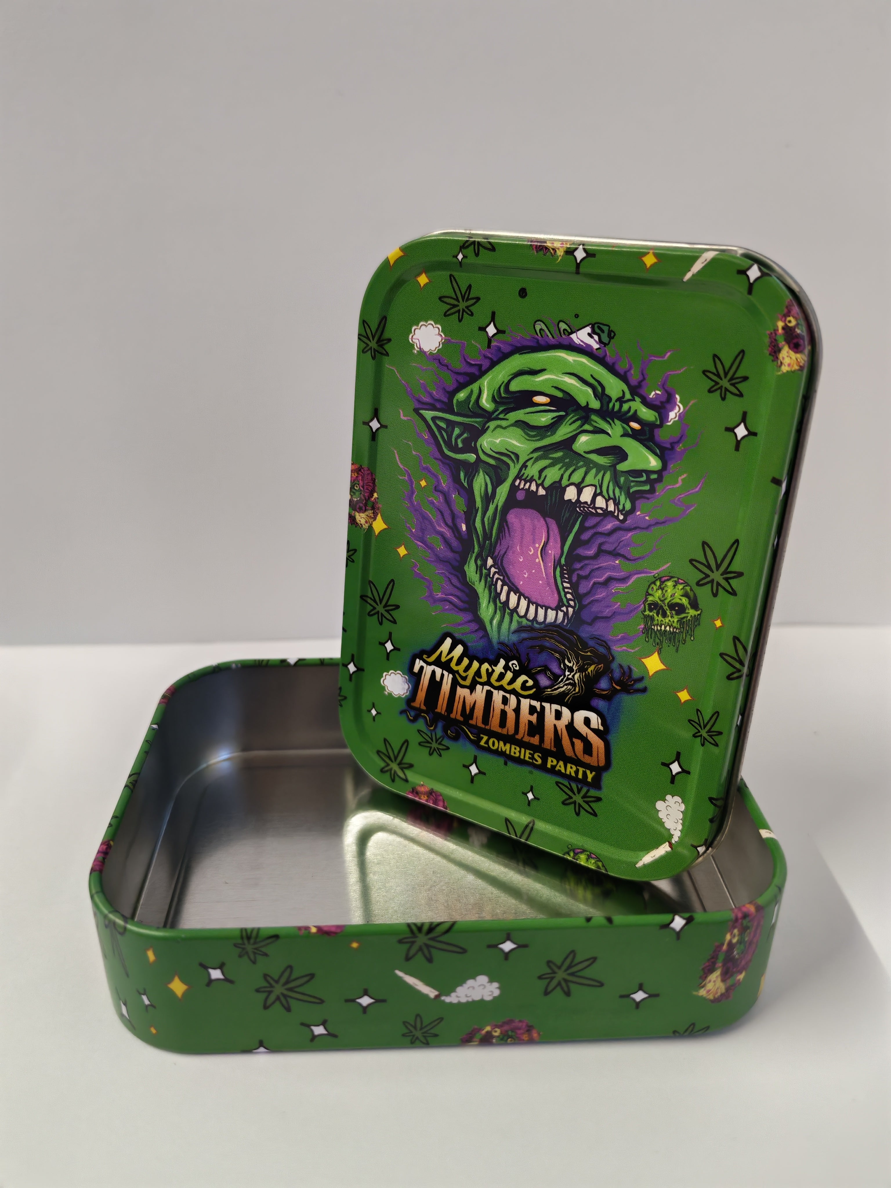 Zombie Party Metal Stash Tin