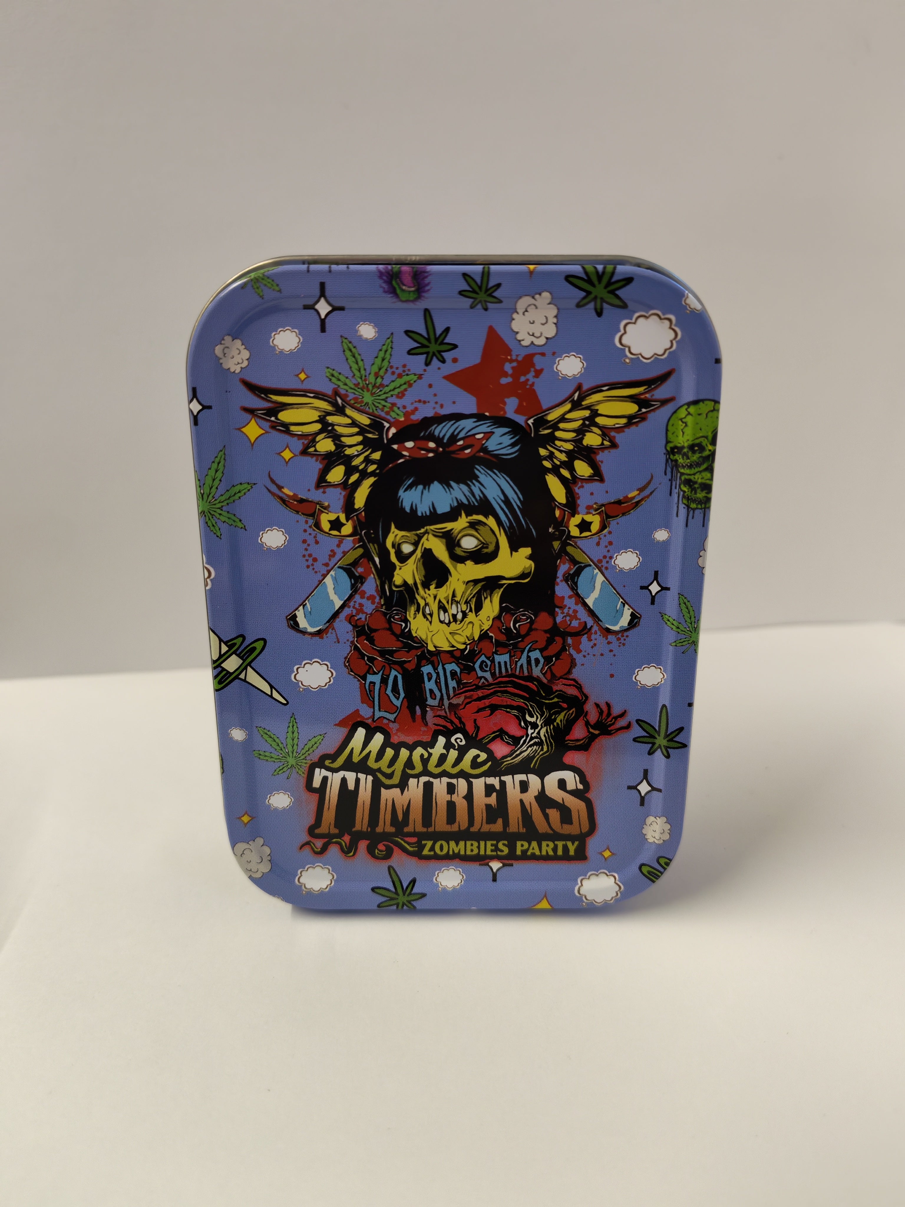 Zombie Party Metal Stash Tin