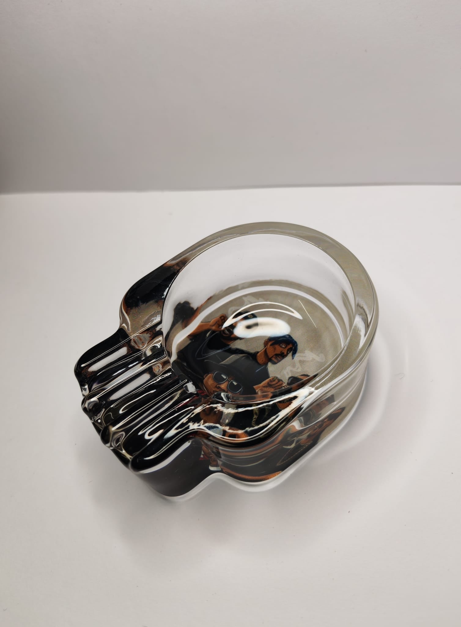 Wise Skies Glass Skull AshTray