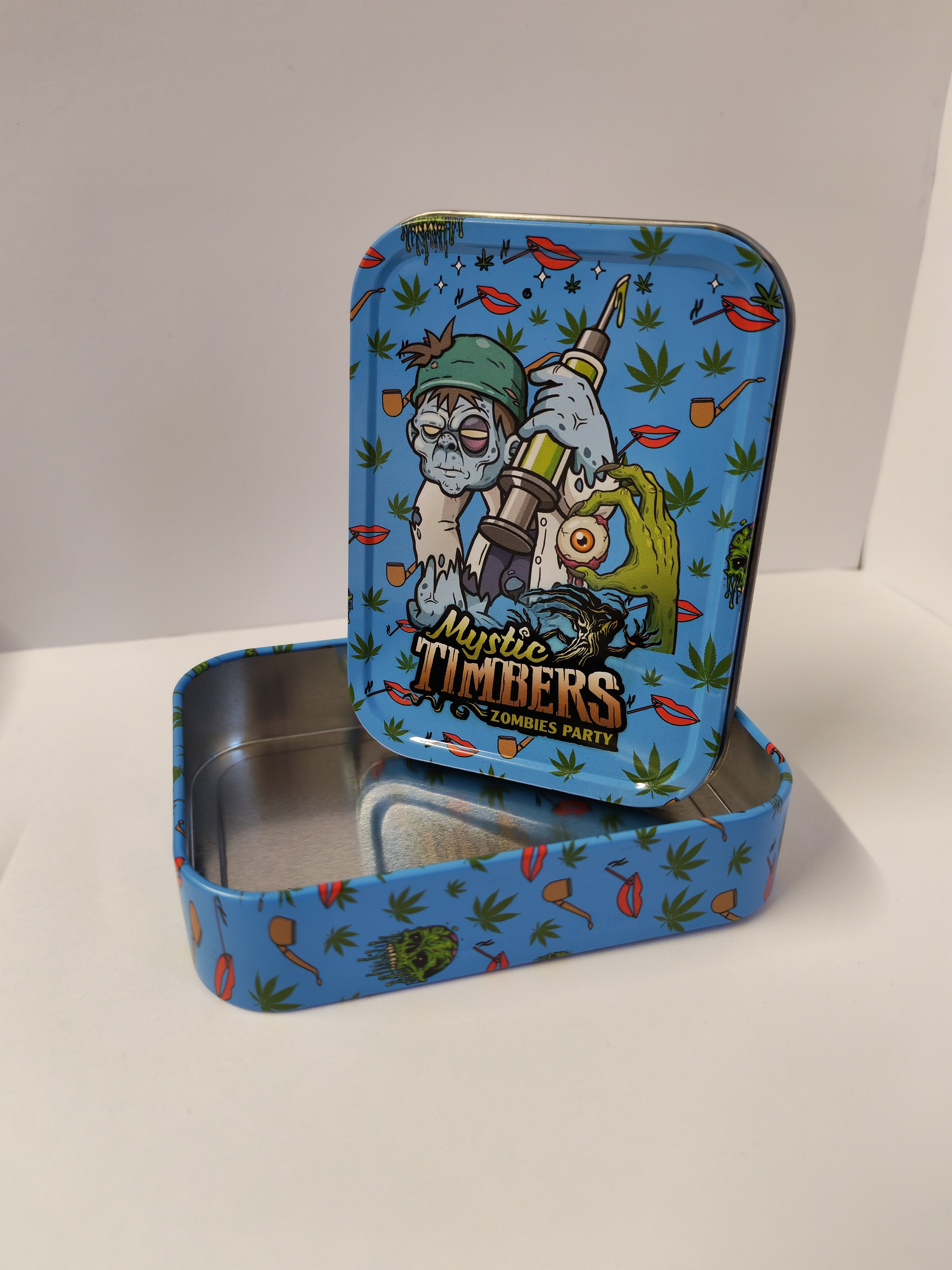 Zombie Party Metal Stash Tin