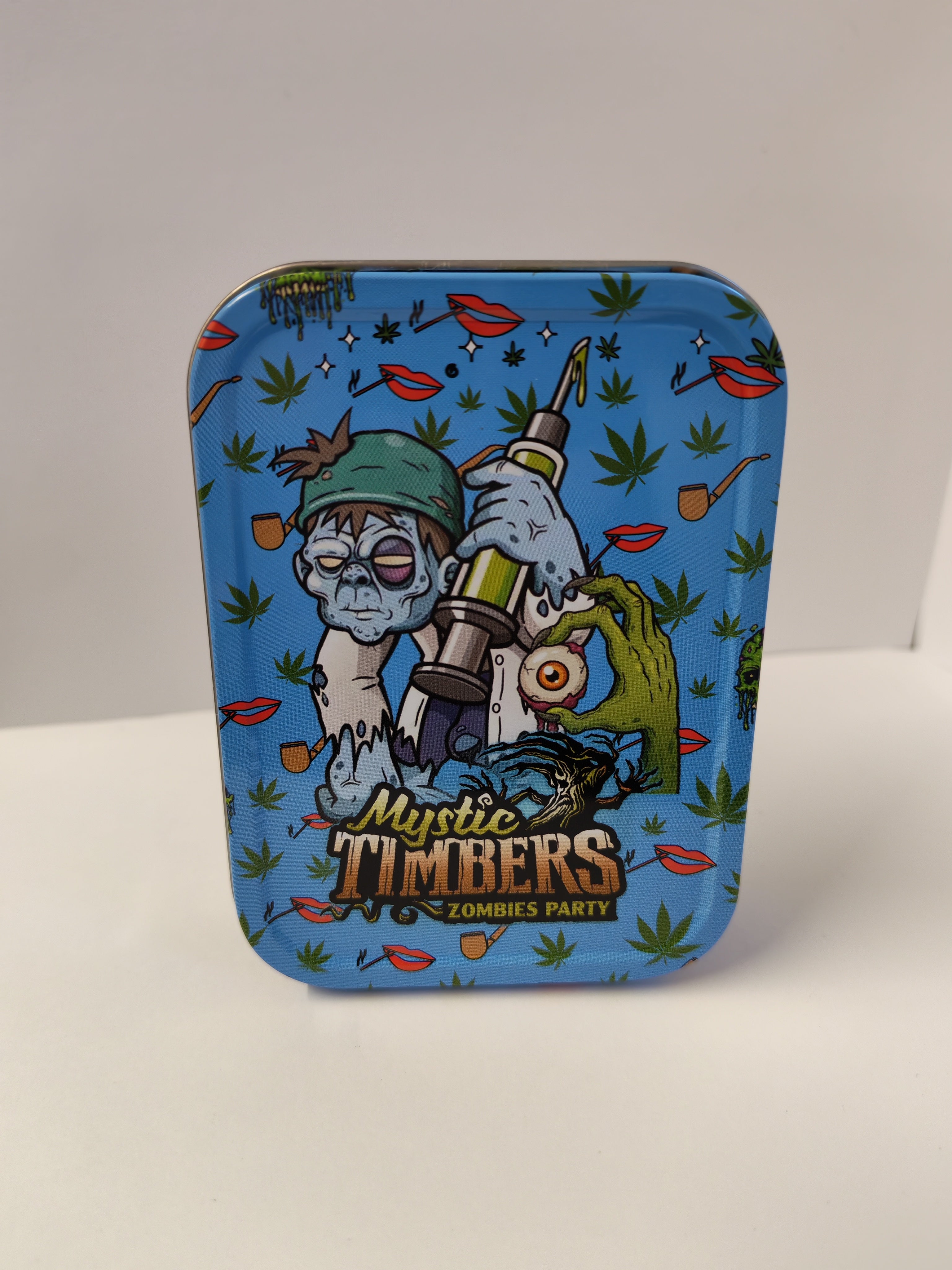Zombie Party Metal Stash Tin