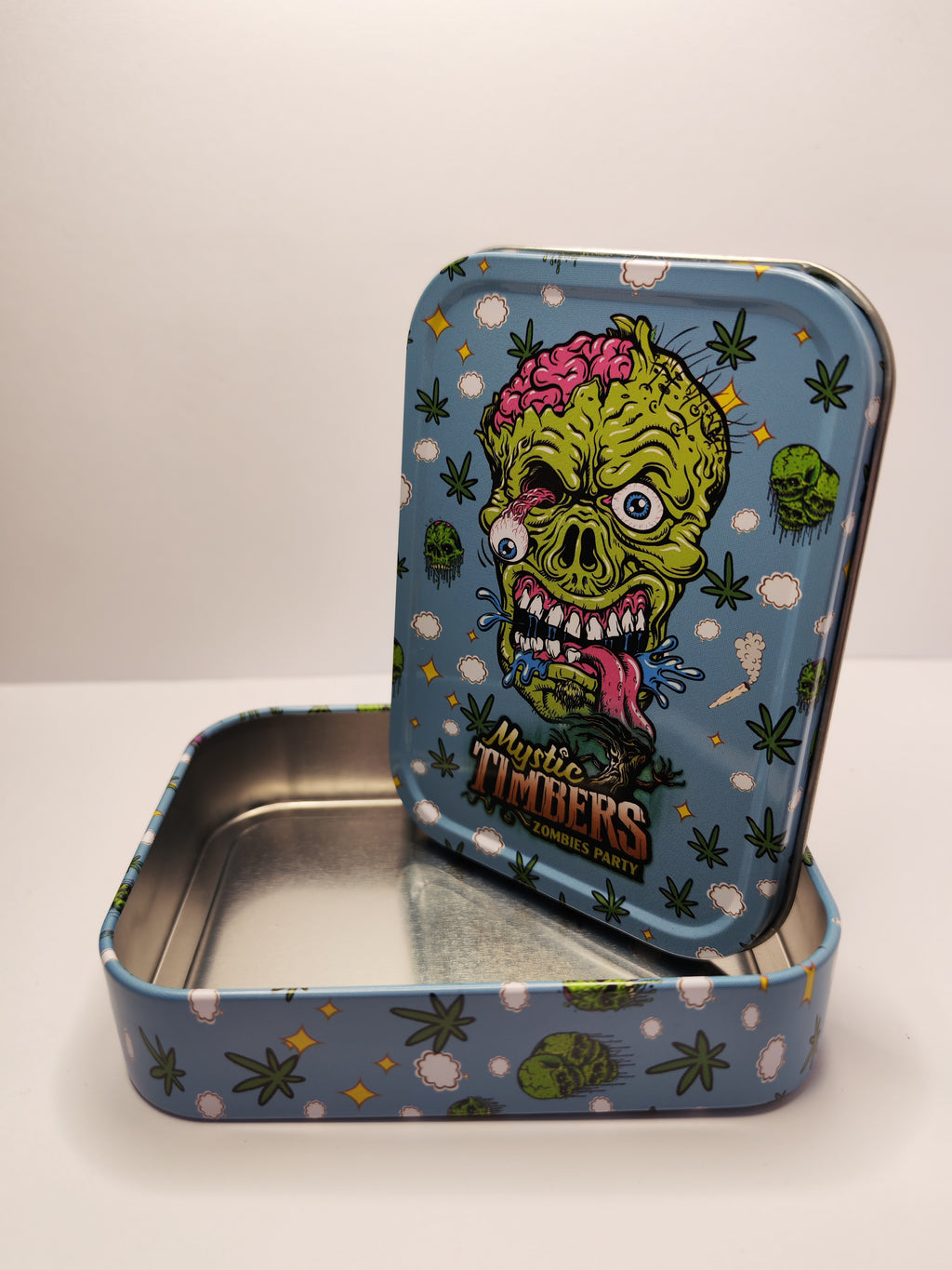 Zombie Party Metal Stash Tin
