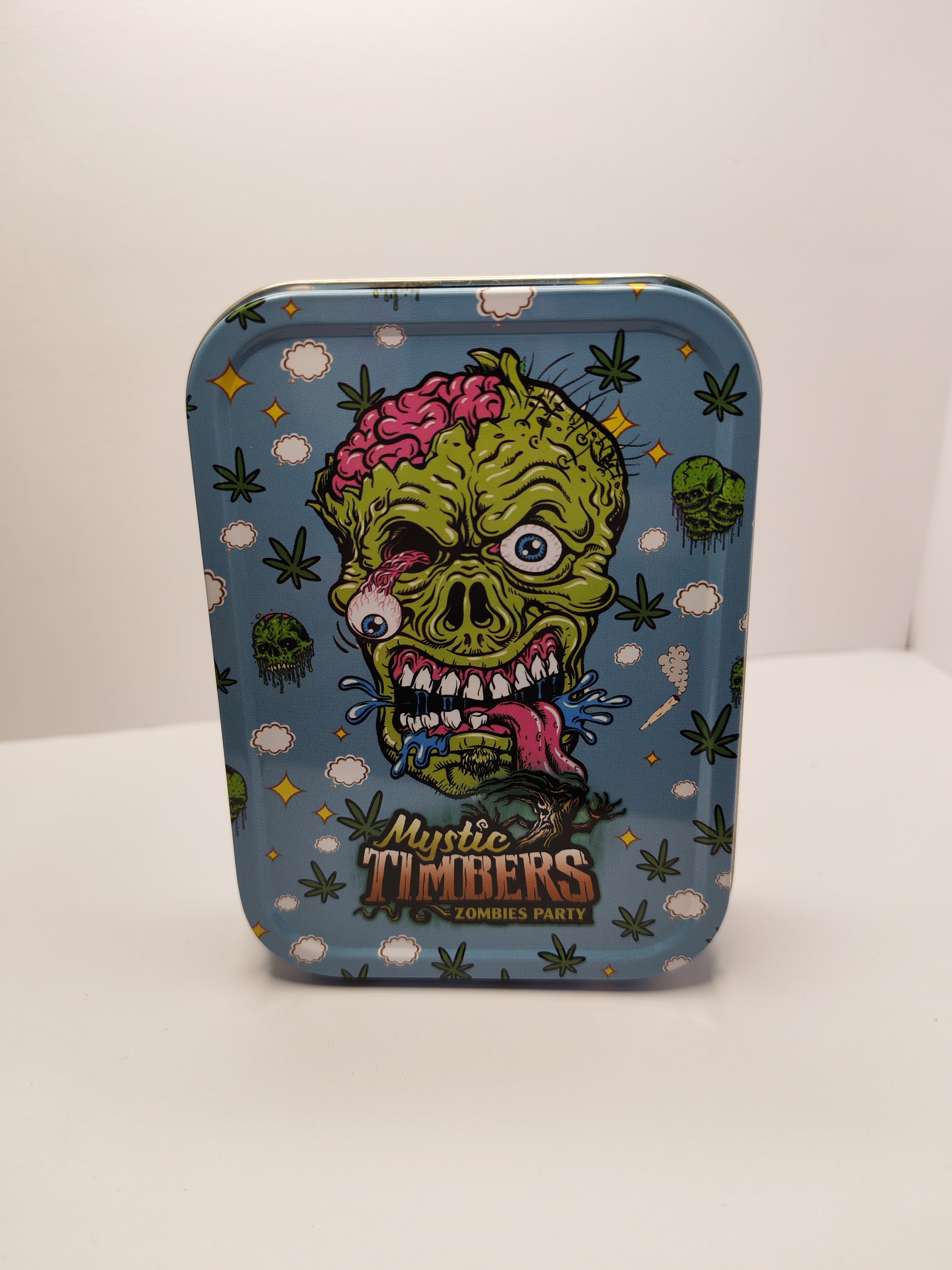 Zombie Party Metal Stash Tin