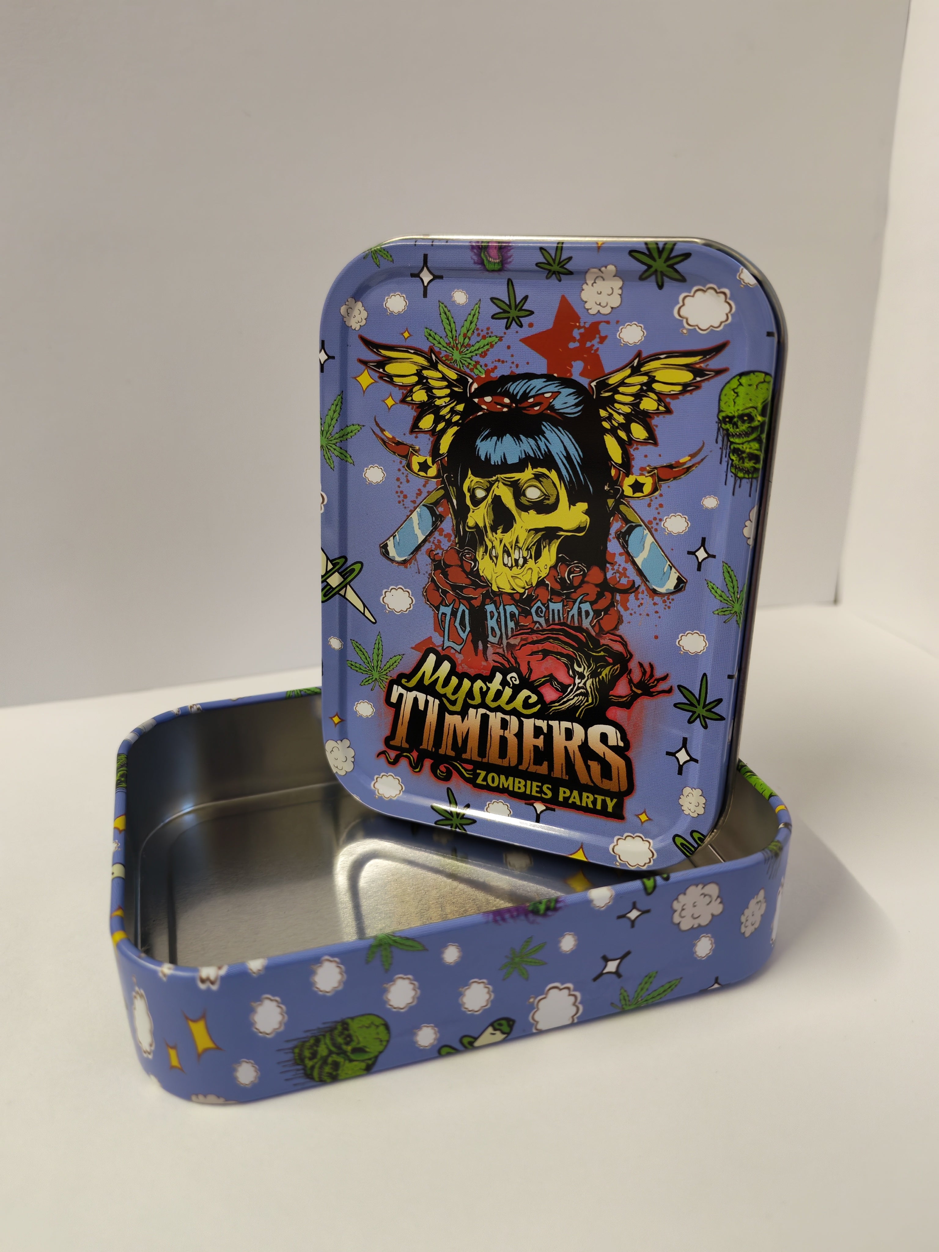 Zombie Party Metal Stash Tin