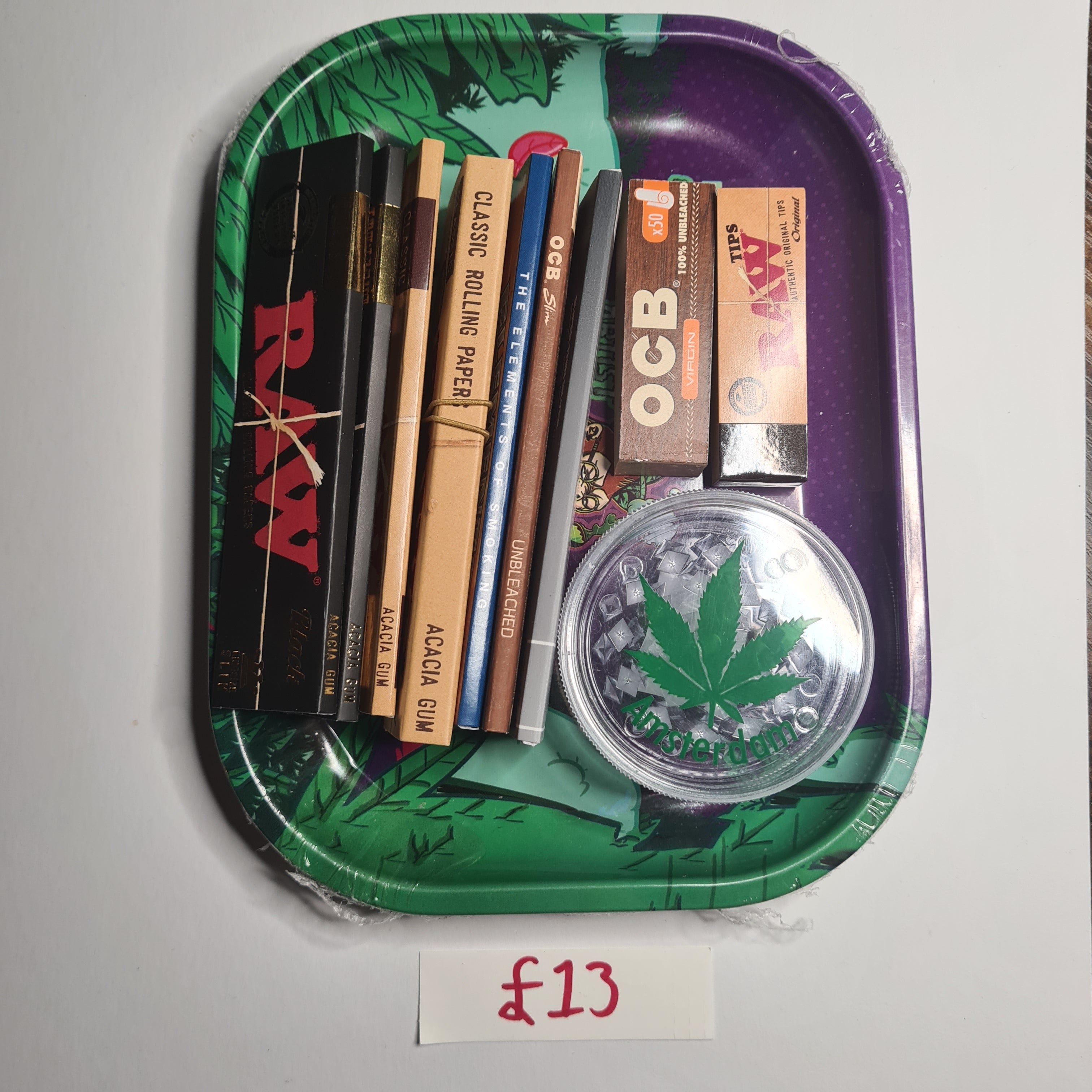 Purple 420time tray gift set